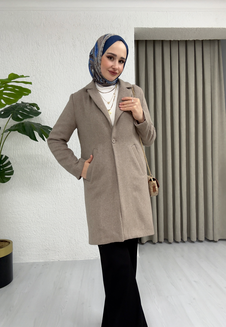 TEK DÜĞMELİ KAŞE KABAN