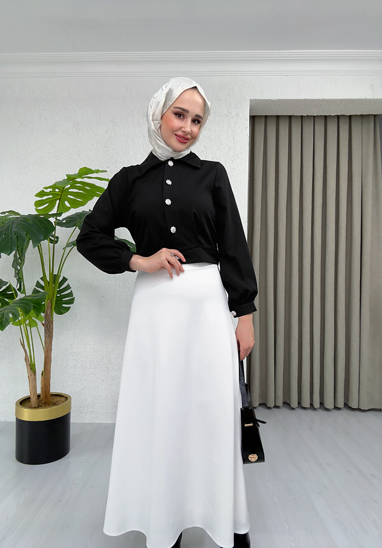 BEL LASTİKLİ SCUBA ETEK