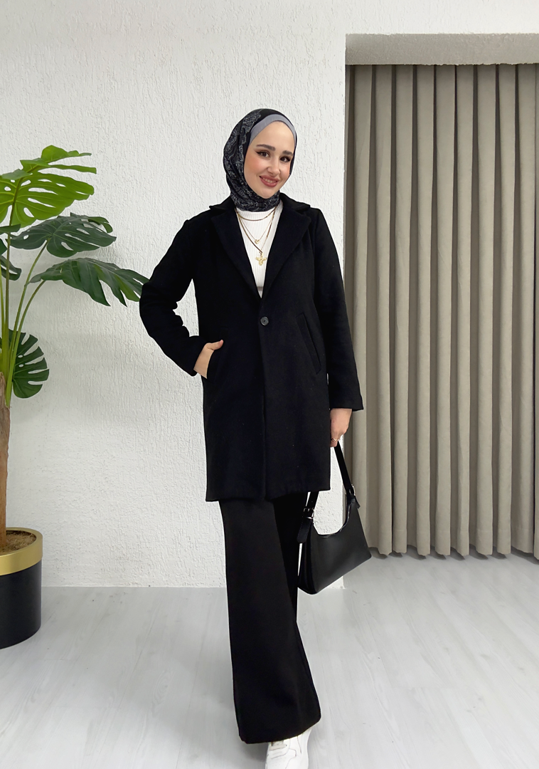 TEK DÜĞMELİ KAŞE KABAN