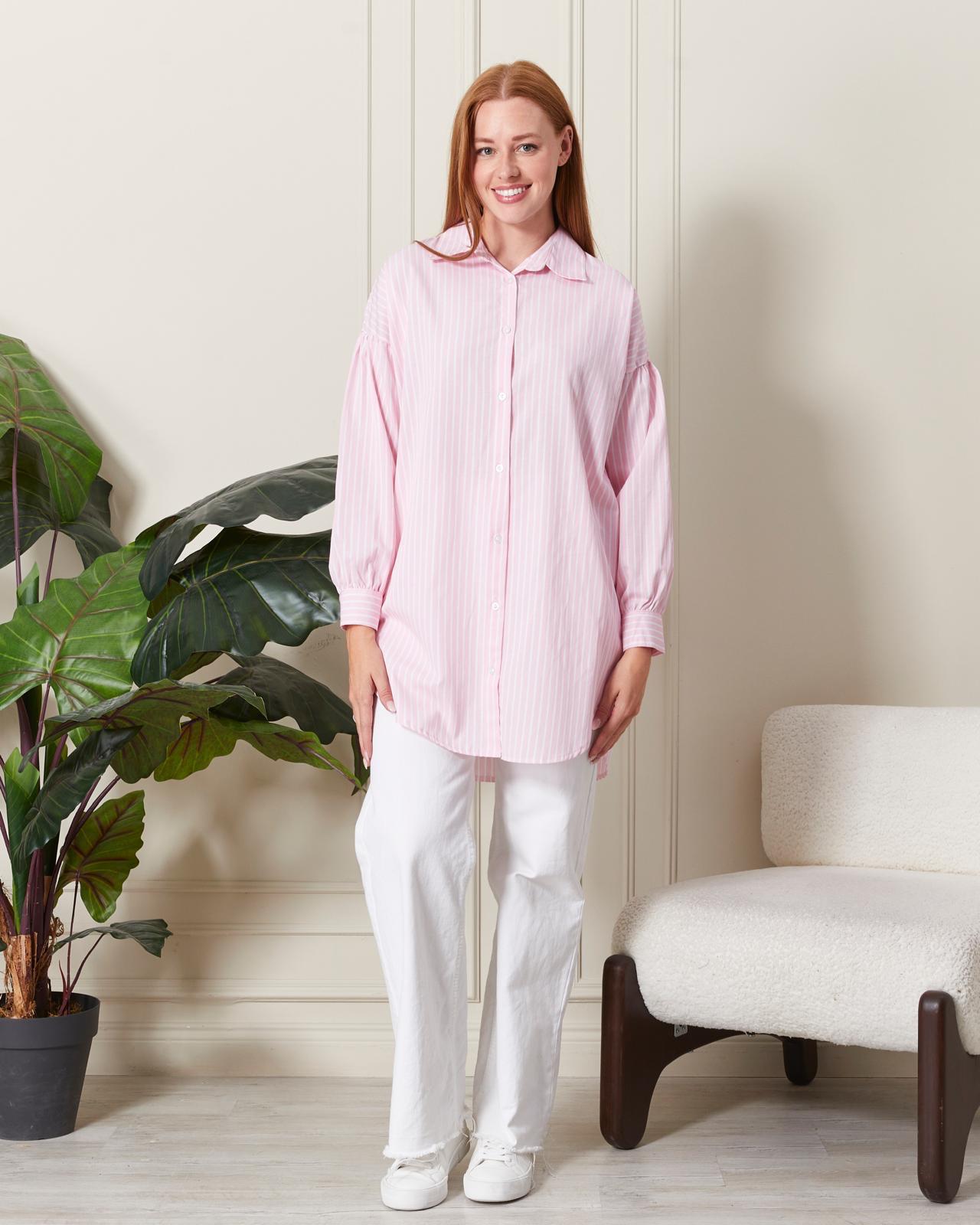 Çizgili Desenli Gömlek